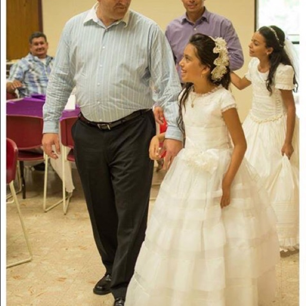 First communion dress! Beautiful.